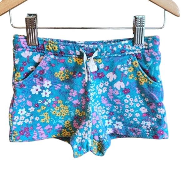 Carter's Matching Outfit Short Sleeves Shorts Ruffle Floral Toddler Girl 3T - Picture 5 of 8